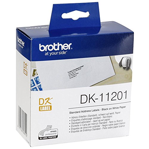 Brother DK-11201 Standard Address Labels (genuine, 400 × 29 × 90 mm)