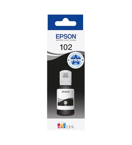 Epson 102 EcoTank Black Ink Bottle (genuine, 127 ml)
