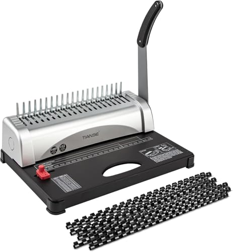 21-Hole Comb Binding Machine (450 sheet, starter kit)